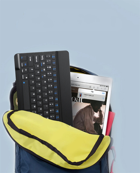 Carcasă + tastatură Apple iPad Pro 11" 5 gen. 2024, Leather Pen Slot TouchPad, negru