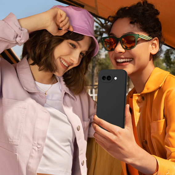 Husă din silicon Lite pentru MagSafe pentru Google Pixel 10a, negru