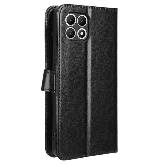 Cu clapetă pentru T Phone 2 5G, Crazy Horse Wallet, negru