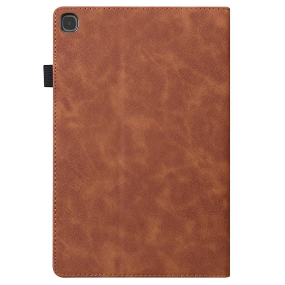 Husă pentru Samsung Galaxy Tab S6 Lite, Classic, cu spațiu pentru stylus, maro