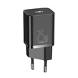 Baseus Super Si PD 25 W USB-C încărcător de rețea + cablu USB-C, negru