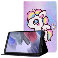 Husă pentru Samsung Galaxy Tab A7 Lite, cu clapetă, colorful horse