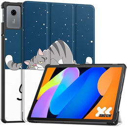 Husă pentru Lenovo Idea Tab 11" 2025 TB336FU TB336ZU, cu funcție de suport, Smartcase, Sleeping Cat