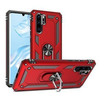 Husă blindată pentru Huawei P30 Pro, Nox Case Ring, roșu