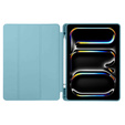 Husă pentru Apple iPad Pro 13" 7 gen. 2024 (A2925, Smartcase cu spațiu pentru stylus, albastru