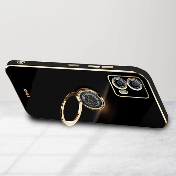 Huse pentru Motorola Moto G53 5G, Electro Ring, negru