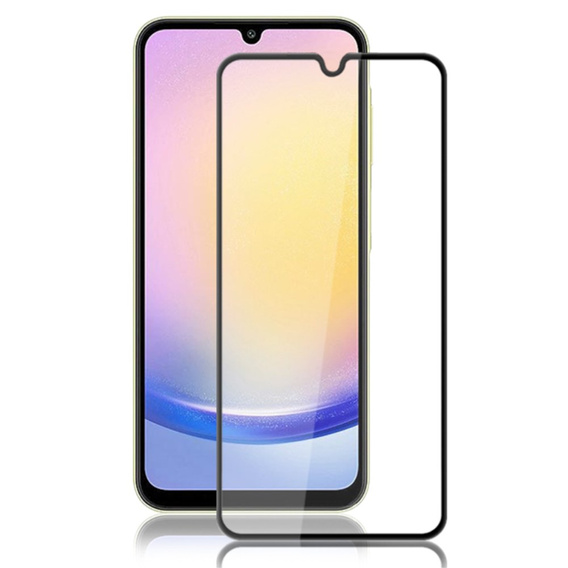 Mocolo Full Glue sticlă călită pentru Samsung Galaxy A25 5G, cadru negru