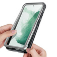 Carcasă pentru Samsung Galaxy S24+ Plus, Shockproof, cu folie, negru