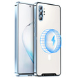 Carcasă de protecție pentru camera foto pentru Samsung Galaxy Note 10+ Plus, CamShield MagSafe, transparent / albastru