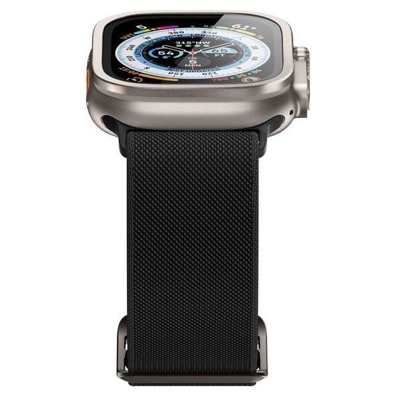 Szkło Hartowane SPIGEN GLAS.TR SLIM PRO do Apple Watch Ultra 49mm, z ramką, titanium / szare