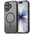 Husă pentru iPhone 17, pentru MagSafe, cu protecție pentru cameră, colorată cu margine neagră