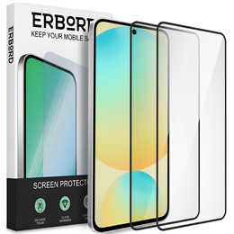 2x sticlă călită ERBORD 3D pentru Samsung Galaxy S24 FE pentru întregul display