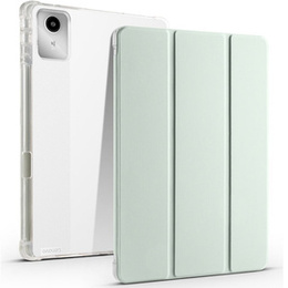 Husă pentru Lenovo Tab M11, Smartcase Hybrid, cu spațiu pentru stylus, verde deschis