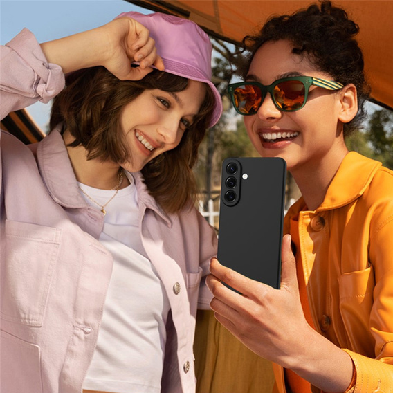 Husă din silicon Lite pentru MagSafe pentru Samsung Galaxy A57 5G, negru