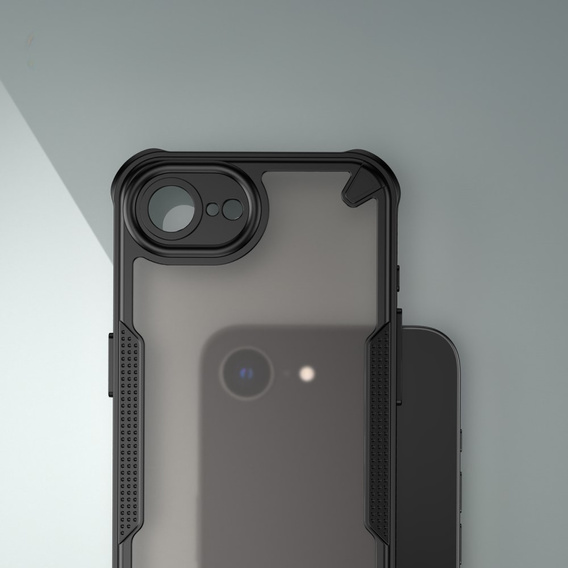 Husă pentru Iphone 16E, Armor Frosted Case, negru