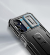 Husă blindată pentru Samsung Galaxy A15, Dexnor Full Body (Two Frames), negru