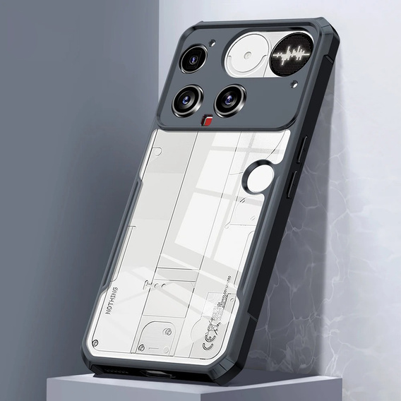 Huse pentru Nothing Phone 3 5G, AntiDrop Hybrid, negru