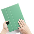 Carcasă + tastatură iPad 10.2 7/8/9 gen 2019/2020/2021, Keyboard Cover Pen Slot, verde