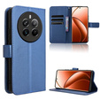Cu clapetă pentru Realme 12 Pro 5G / 12 Pro+ 5G, Wallet Smart Magnet, albastru