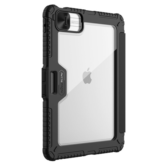 Husă Nillkin pentru iPad Pro 11 2024, cu spațiu pentru stylus, negru