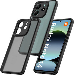 Huse pentru Xiaomi Redmi Note 14 4G, Fusion Hybrid, transparentă