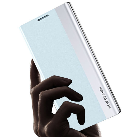 Cu clapetă pentru Samsung Galaxy A34 5G, Side Magnetic, albastru