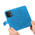 Cu clapetă pentru Xiaomi Redmi Note 13 5G, Mandala, albastru
