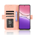 Cu clapetă pentru Oppo A5 Pro 5G, Card Slot, roz