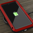 Love Mei Huse pentru Samsung Galaxy S20 FE 4G/5G, armored with glass, roșu