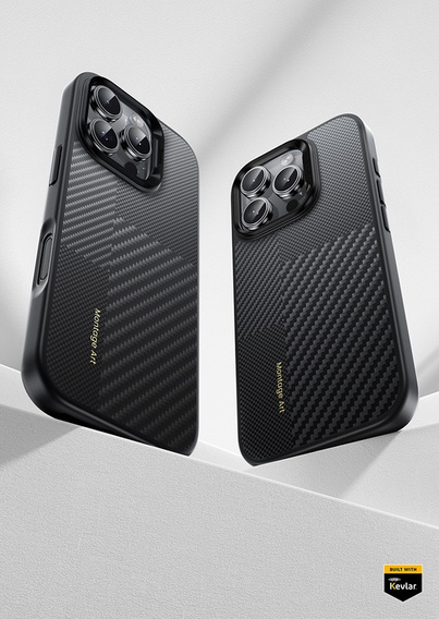 Husă Benks Montage Magnetic Armor Pro Kevlar (600D/1500D) pentru iPhone 16 Pro