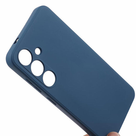 Husa pentru Samsung Galaxy S24+ Plus, Silicone Lite, albastru