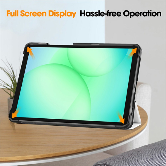 Husă inteligentă cu imprimeu pentru Samsung Galaxy Tab A11/A9