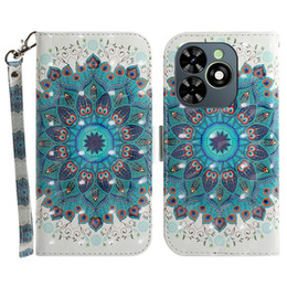 Cu clapetă pentru Infinix Hot 40i, Wallet, Mandala Flower