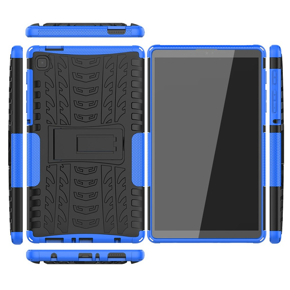 Huse pentru Samsung Galaxy Tab A7 Lite 8.7 T220 / T225, Tire Armor, negru / albastru