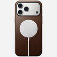 Husă Nomad pentru iPhone 17 Pro Max, husă modernă din piele, maro