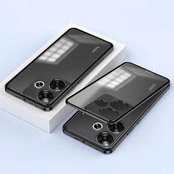Carcasă pentru Xiaomi Poco F6, Frame Case, negru