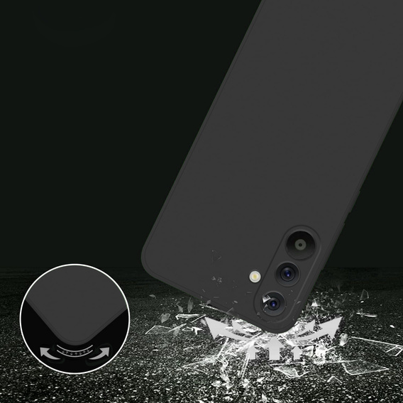 Husa pentru Samsung Galaxy A36 5G, Silicone Lite, negru