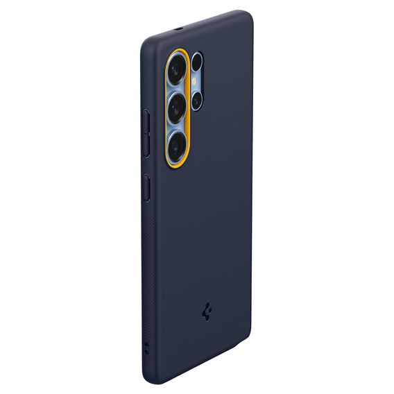 Carcasă Spigen pentru Samsung Galaxy S25 Ultra, Nano Pop MagSafe, albastru închis + sticlă temperată 9H