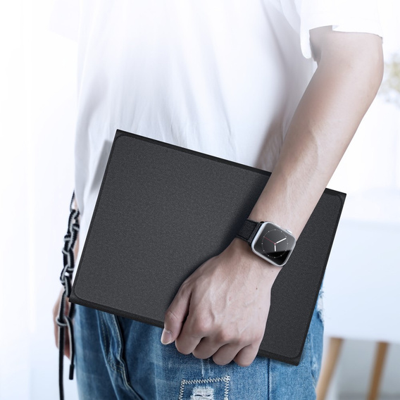 Carcasă + tastatură Apple iPad Pro 13" 7 gen. 2024, Dux Ducis TouchPad Leather Pen Slot, negru