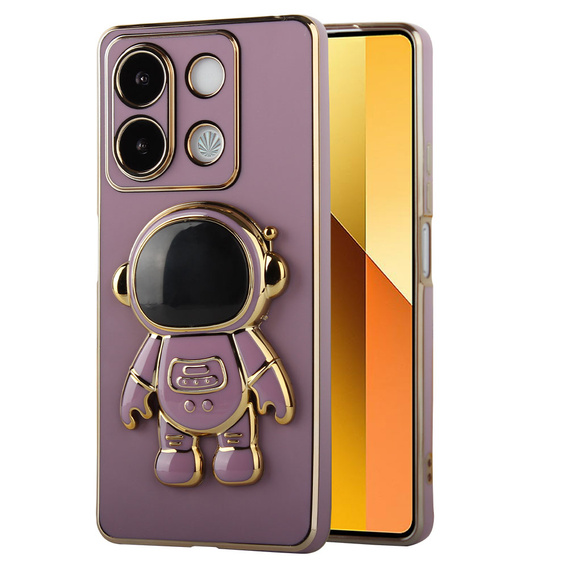 Carcasă pentru Xiaomi Redmi Note 13 5G, Astronaut, violet + sticlă călită 9H