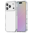 Manșon din silicon pentru iPhone 17 Pro Max, cu spate dur, transparent