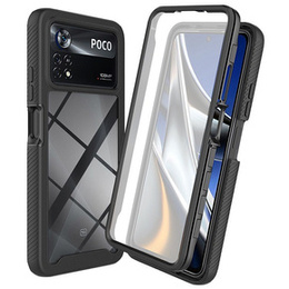 Carcasă pentru Xiaomi Poco X4 Pro 5G, Shockproof, cu folie, albastru