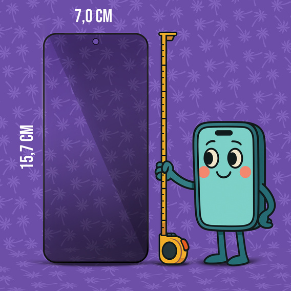 Sticlă temperată Shy Palm Privacy pentru Xiaomi Redmi Note 14 5G