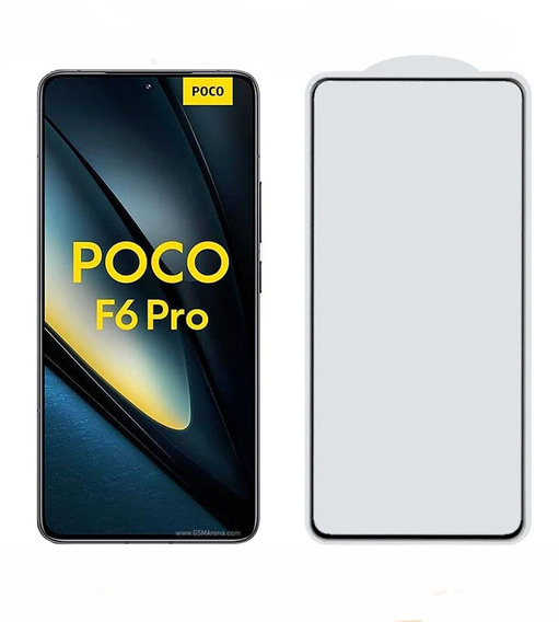 Sticlă călită 3D pentru Xiaomi Poco F6 Pro, cadru negru