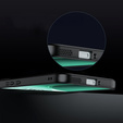 Carcasă Matt pentru Oppo Reno 14, pentru MagSafe, negru translucid