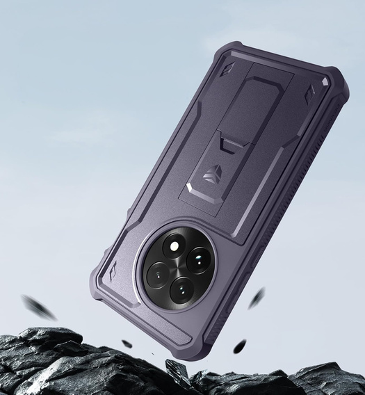 Husă blindată pentru OnePlus 13, Dexnor Full Body (Two Frames), violet