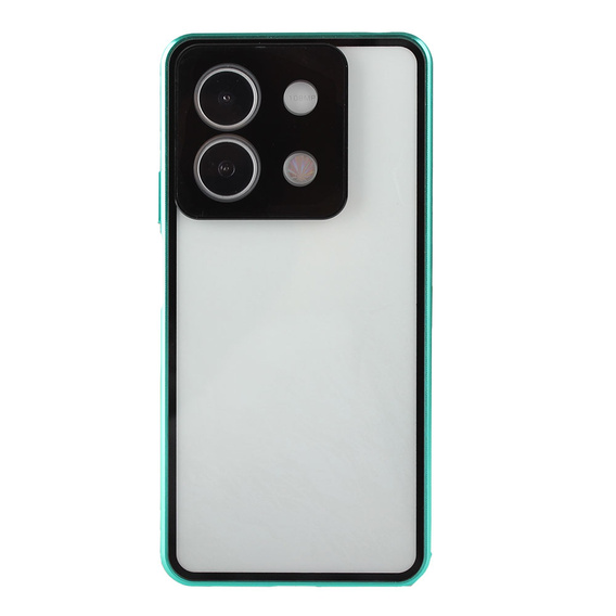 Husa pentru Xiaomi Redmi Note 13 5G, Magnetic Dual Glass, verde