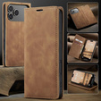 ERBORD Vintage caz - flip portofel pentru iPhone 17 Pro Max