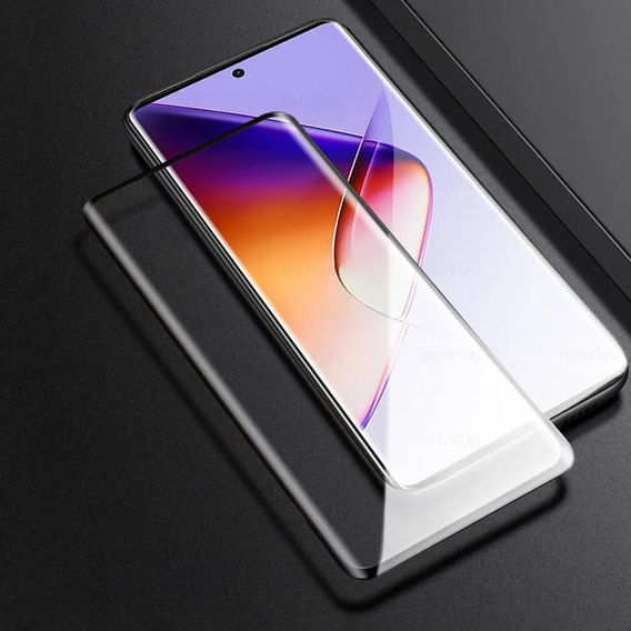Sticlă călită 3D pentru Infinix Note 40 Pro Plus, cadru negru