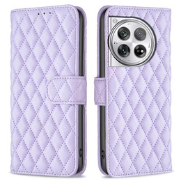 Cu clapetă pentru OnePlus 12 5G, Wallet, BINFEN COLOR, violet